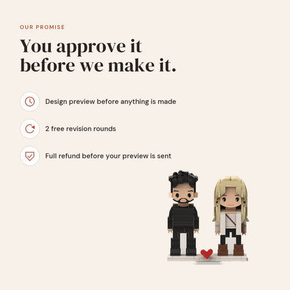 Couple — Custom Brick Portrait